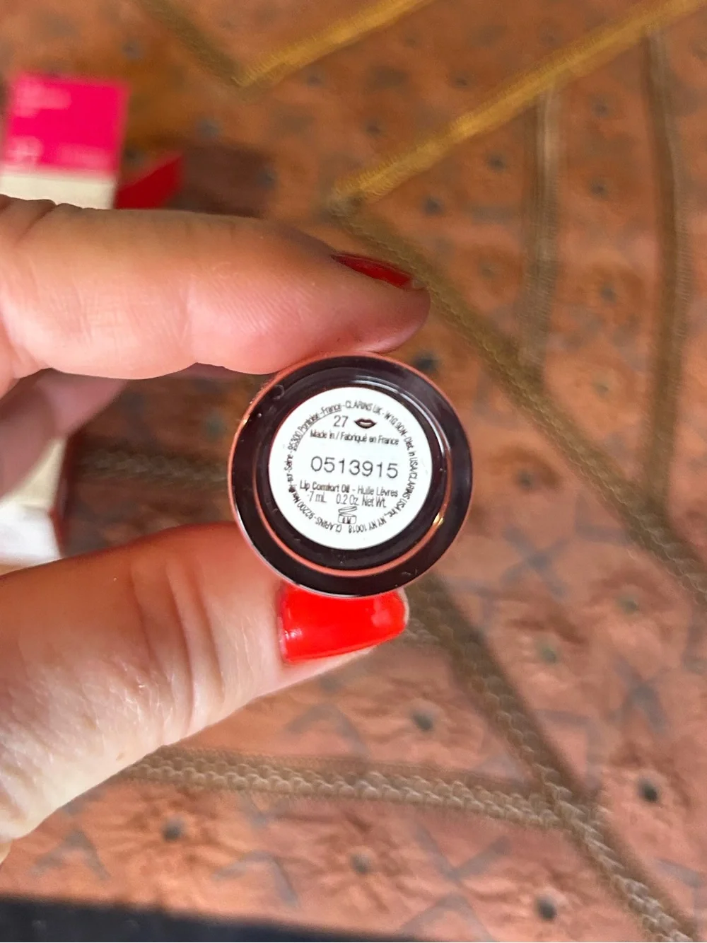 Clarins Limited Edition Lip Comfort Oil Canyon Kiss Collection 27 Fleeting Dew